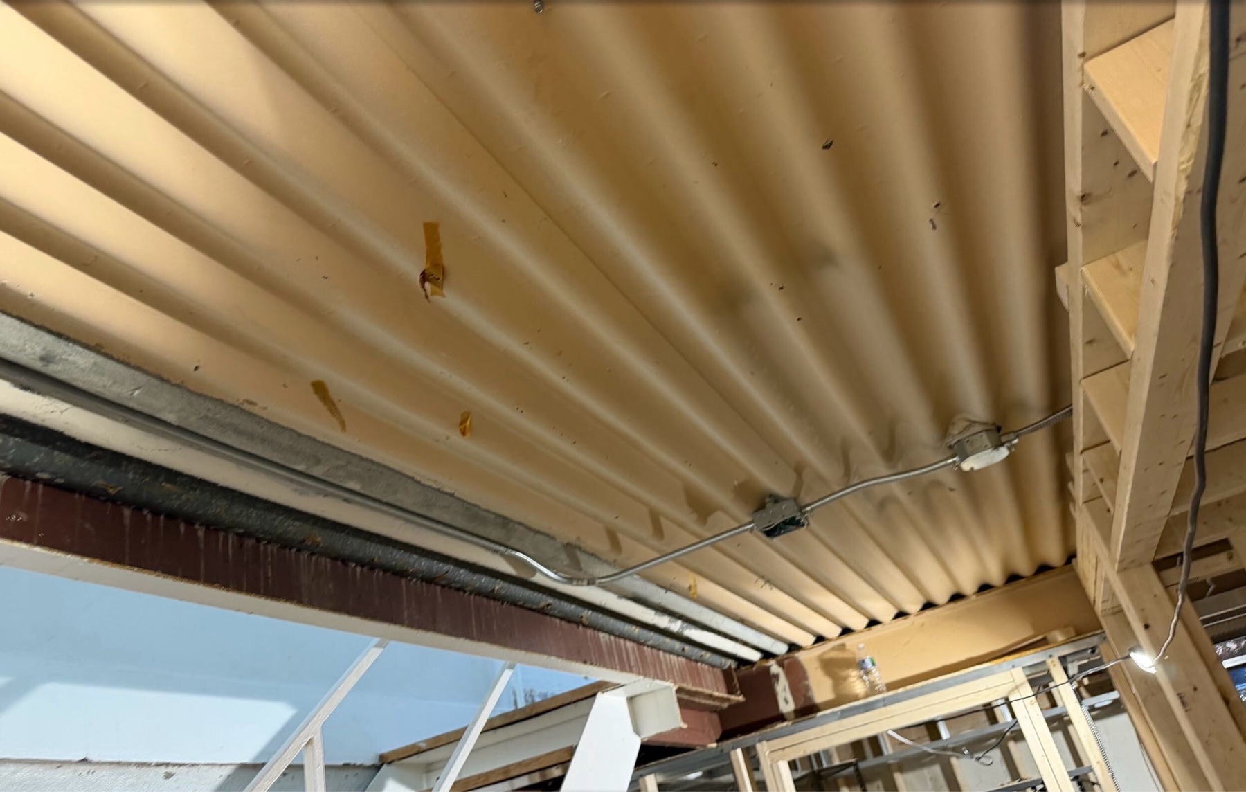 Interior surface repair and room edge